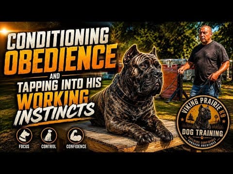 Rocky Learns Self-Control: Sit, Wait & Heavy Chain Pull Training